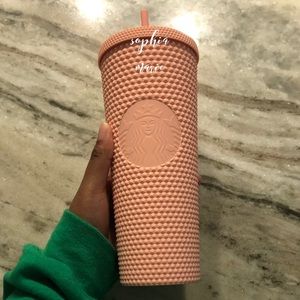 Starbucks Pink Studded Matte Tumbler